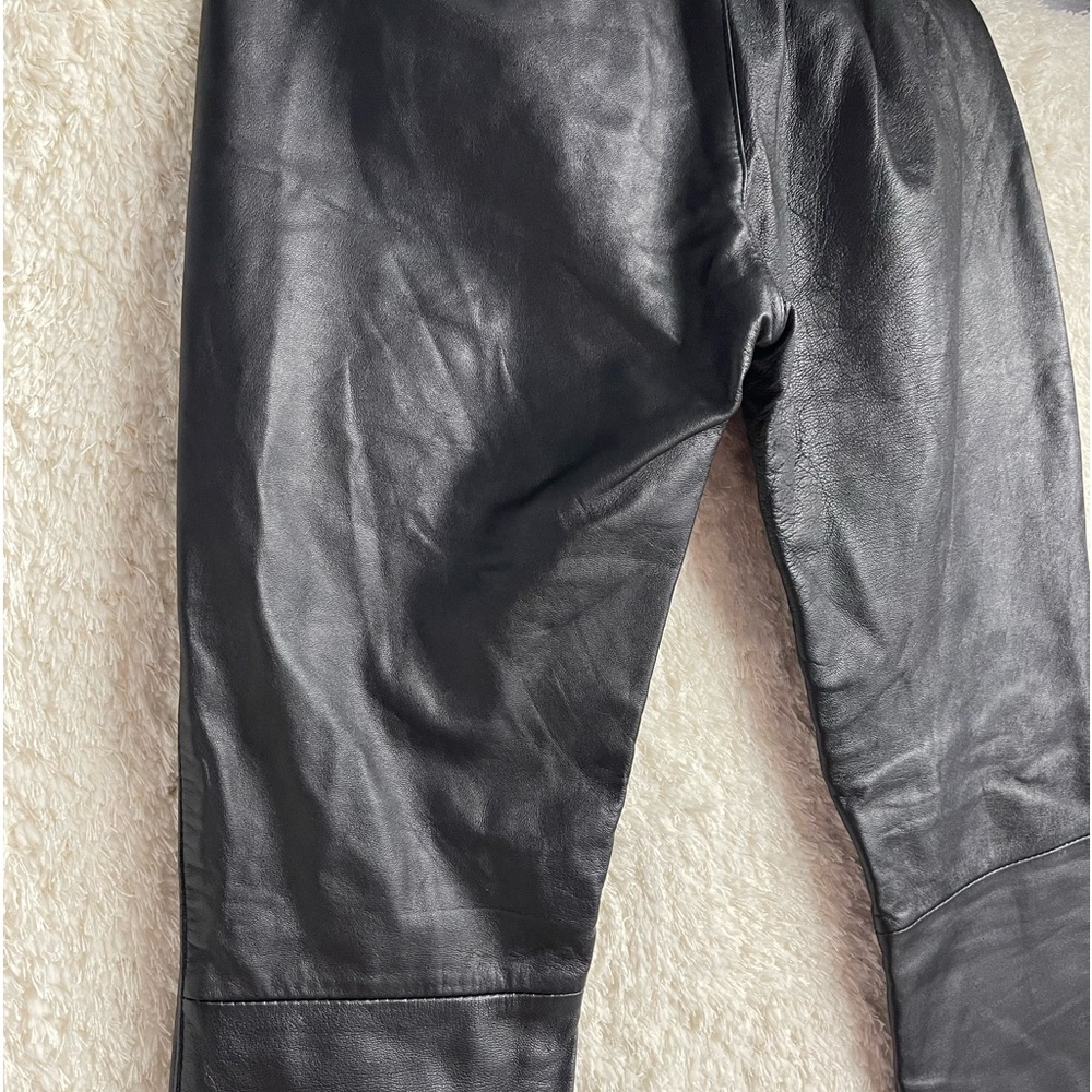 Neiman Marcus Black Otter Leather Leggings! 🖤